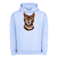 Pigment Grape Ice Bengal Cat Face Urban Hoodie - LillyAllenDesigns
