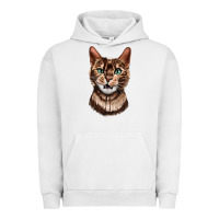 Pigment Lunar Rock Bengal Cat Face Urban Hoodie - LillyAllenDesigns