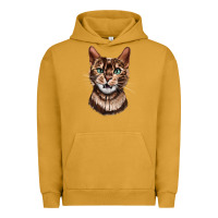 Pigment Peanut Butter Bengal Cat Face Urban Hoodie - LillyAllenDesigns