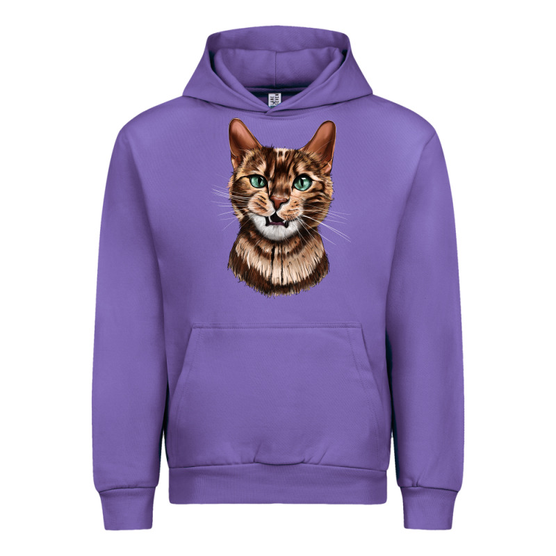 Bengal Cat Face Urban Hoodie by LillyAllenDesigns | Teevron