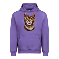 Tulip Bengal Cat Face Urban Hoodie - LillyAllenDesigns
