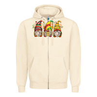 Sandshell juneteenth gnomes Zipper Hoodie - Zillion Design Studio
