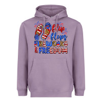 Lavender flip flops fireworks and freedom Heavyweight Hoodie - Zillion Design Studio