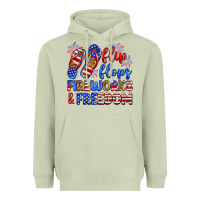 Matcha flip flops fireworks and freedom Heavyweight Hoodie - Zillion Design Studio