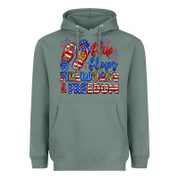 Sage flip flops fireworks and freedom Heavyweight Hoodie - Zillion Design Studio