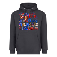 Smoke flip flops fireworks and freedom Heavyweight Hoodie - Zillion Design Studio