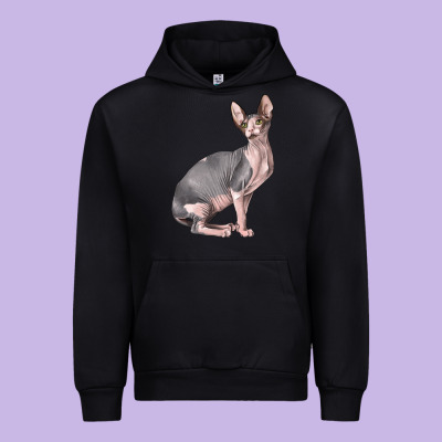 Sphynx Cat Urban Hoodie Designed By Lillyallendesigns
