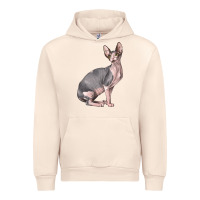 Sandshell Sphynx Cat Urban Hoodie - LillyAllenDesigns