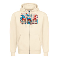 Sandshell american nurse gnomes Zipper Hoodie - Zillion Design Studio