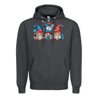 Smoke american nurse gnomes Zipper Hoodie - Zillion Design Studio