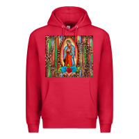 Cardinal our lady of Guadalupe serape Premium Hoodie - BarkalooDesign