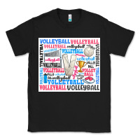 Black volleyball Classic Tee - Zillion Design Studio