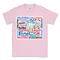 Bubblegum Pink volleyball Classic Tee - Zillion Design Studio