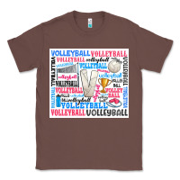 Chestnut volleyball Classic Tee - Zillion Design Studio
