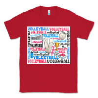 Red volleyball Classic Tee - Zillion Design Studio