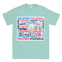 Seafoam volleyball Classic Tee - Zillion Design Studio