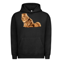 Pigment Black Persian Cat Urban Hoodie - LillyAllenDesigns
