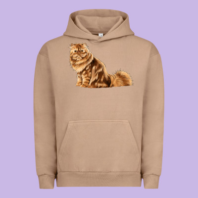 Persian Cat Urban Hoodie Designed By Lillyallendesigns