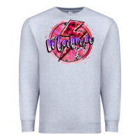 Heather Grey mama valentine Premium Sweatshirt - RacoonDesign