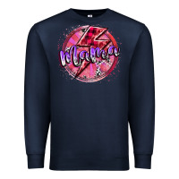 Navy mama valentine Premium Sweatshirt - RacoonDesign