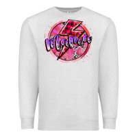 Oatmeal Heather mama valentine Premium Sweatshirt - RacoonDesign