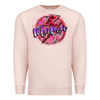 Pale Pink mama valentine Premium Sweatshirt - RacoonDesign