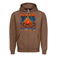 Chestnut the best memories are made around the campfire Zipper Hoodie - texasbilliewilder