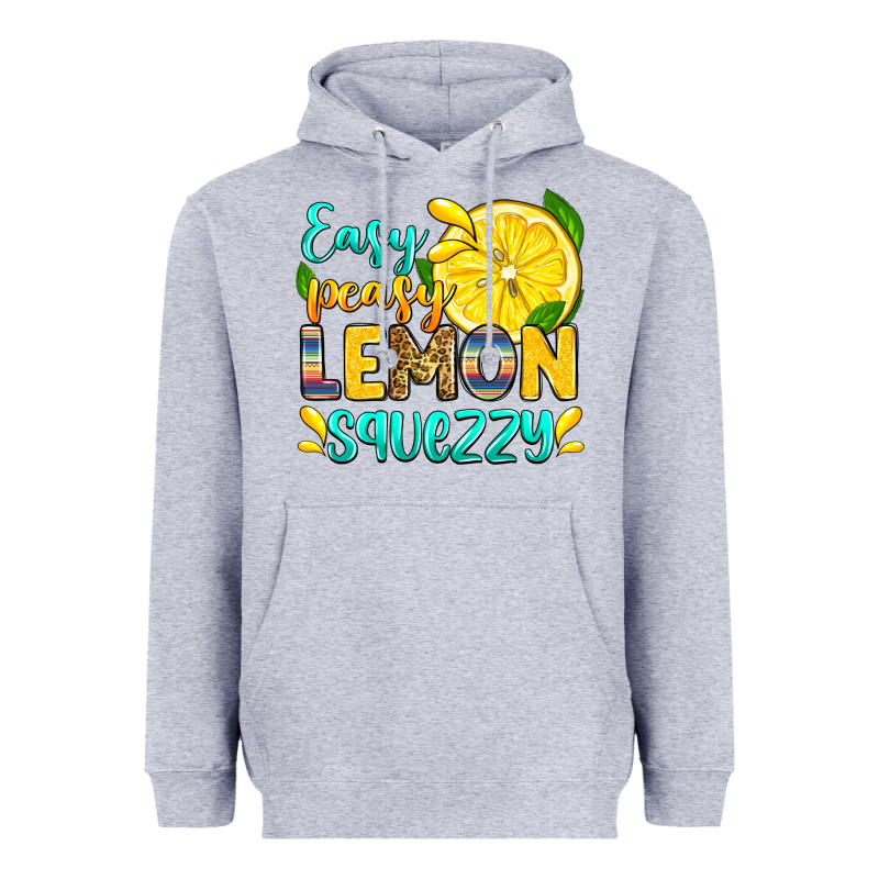 Easy Peasy Lemon Squezzy Heavyweight Hoodie by Zillion Design Studio | Teevron