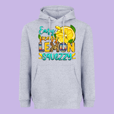 Easy Peasy Lemon Squezzy Heavyweight Hoodie Designed By Zillion Design Studio