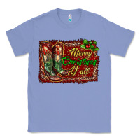 Colony Blue Merry Christmas Y'all Boots Classic Tee - RanaPortraitStore