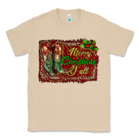 Mushroom Merry Christmas Y'all Boots Classic Tee - RanaPortraitStore