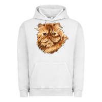 Pigment Lunar Rock Persian Cat Face Urban Hoodie - LillyAllenDesigns