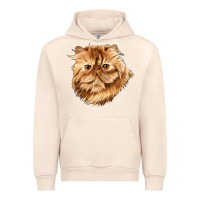 Sandshell Persian Cat Face Urban Hoodie - LillyAllenDesigns