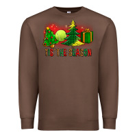Chestnut tis the season christmas with tennis ball and tree cookie Premium Sweatshirt - FaDigitalArtStudio