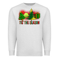 Oatmeal Heather tis the season christmas with tennis ball and tree cookie Premium Sweatshirt - FaDigitalArtStudio