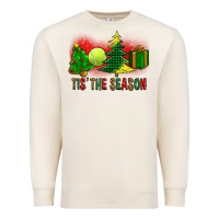 Sandshell tis the season christmas with tennis ball and tree cookie Premium Sweatshirt - FaDigitalArtStudio