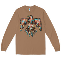 Toasted Coconut thunderbird leopard leather Long Sleeve Tee - BarkalooDesign