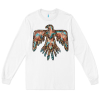 White thunderbird leopard leather Long Sleeve Tee - BarkalooDesign