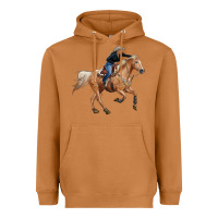 Meerkat horse body with cowgirl Heavyweight Hoodie - RanaPortraitStore