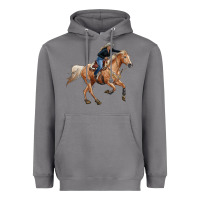 Storm horse body with cowgirl Heavyweight Hoodie - RanaPortraitStore