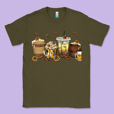 Classic Tee beer coffee cups