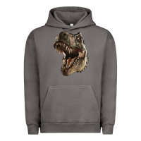Pigment Tornado Tyrannosaurus T Rex Face Urban Hoodie - LillyAllenDesigns