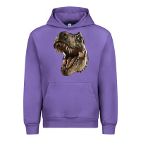 Tulip Tyrannosaurus T Rex Face Urban Hoodie - LillyAllenDesigns
