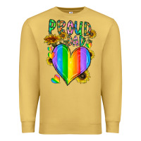 Antique Gold proud dad love Premium Sweatshirt - CowhideDigitalArt