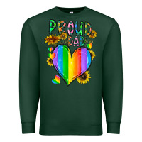 Sports Green proud dad love Premium Sweatshirt - CowhideDigitalArt