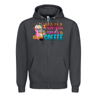Smoke mama needs coffee Zipper Hoodie - Zillion Design Studio