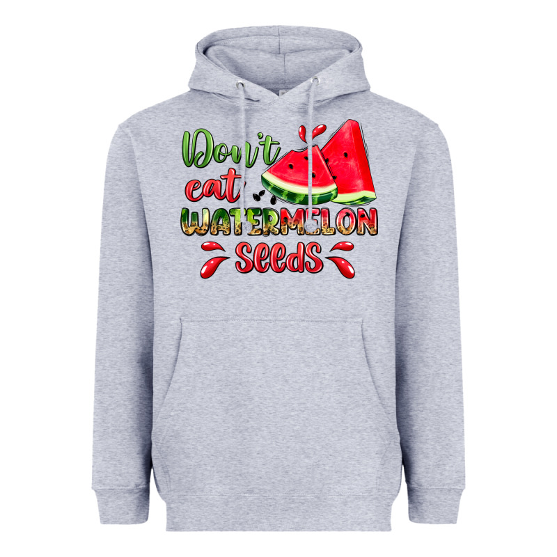 Don't Eat Watermelon Seeds Heavyweight Hoodie by Zillion Design Studio | Teevron