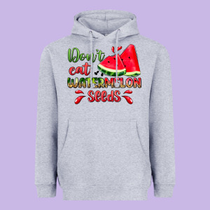 Don't Eat Watermelon Seeds Heavyweight Hoodie Designed By Zillion Design Studio