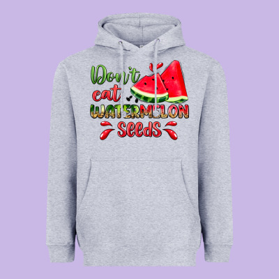 Don't Eat Watermelon Seeds Heavyweight Hoodie Designed By Zillion Design Studio