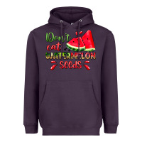 Plum don't eat watermelon seeds Heavyweight Hoodie - Zillion Design Studio